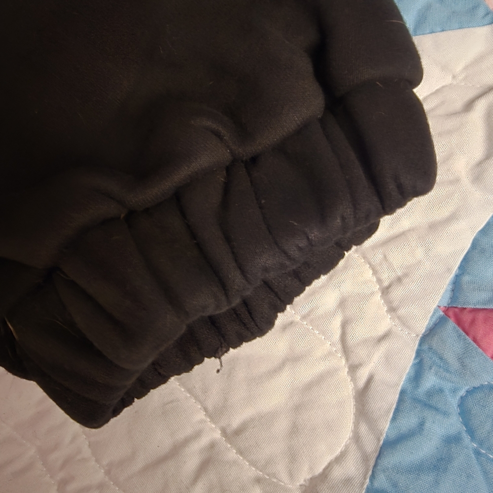 Comfit Women's Black Fleece Jogger Sweatpants - Picture 3 of 5